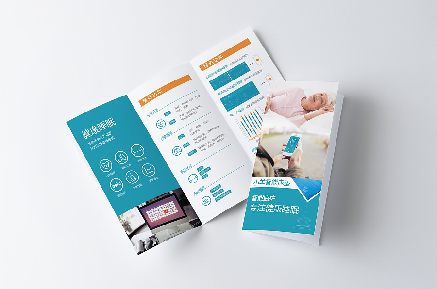 大羊健康管理三折頁 陰陽怪人原創(chuàng)設(shè)計作品與網(wǎng)頁網(wǎng)站設(shè)計的融合藝術(shù)